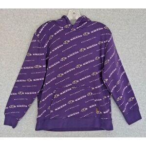 Baltimore Ravens Hoodie Sweater Youth XL 18-20 Boys Girls Purple Sweatshirt